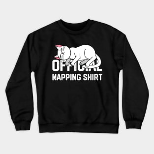 official napping shirt Crewneck Sweatshirt